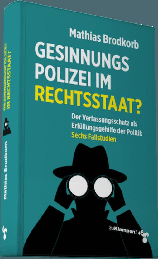 Produktbild zu Gesinnungspolizei im Rechtsstaat?