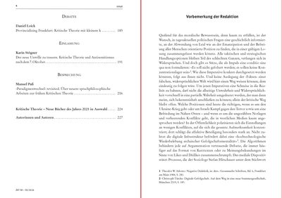 Blick ins Buch zu Zeitschrift für kritische Theorie / Zeitschrift für kritische Theorie, Heft 58/59 (2024)