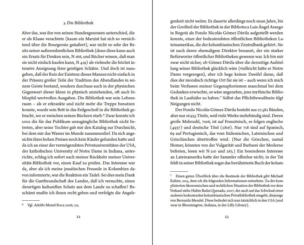Blick ins Buch zu Im Dialog mit Gómez Dávila