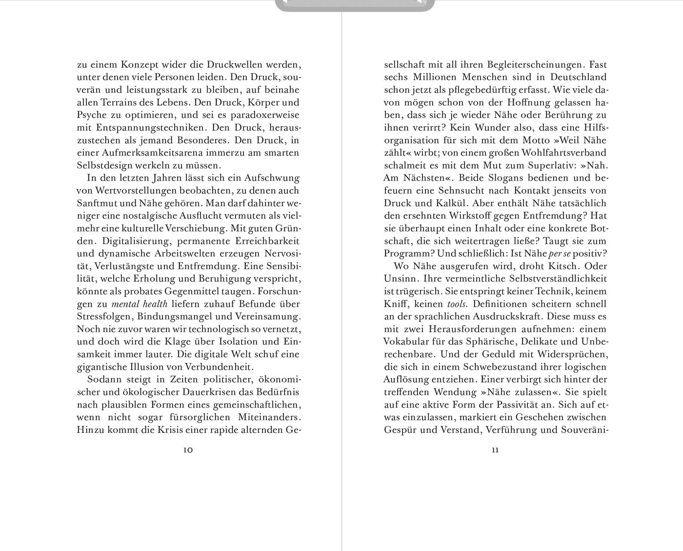Blick ins Buch zu Nähe