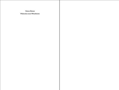 Blick ins Buch zu Wahnsinn zum Mitnehmen