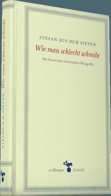 Produktbild zu Wie man schlecht schreibt