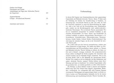 Blick ins Buch zu Zeitschrift für kritische Theorie / Zeitschrift für kritische Theorie, Heft 9 (1999)