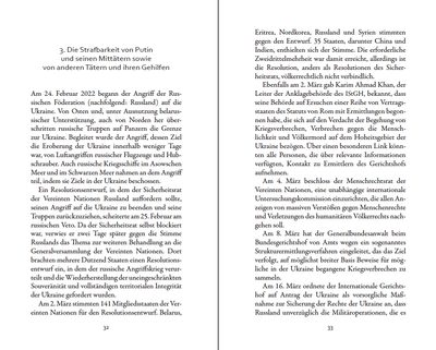 Blick ins Buch zu Putin vor Gericht?