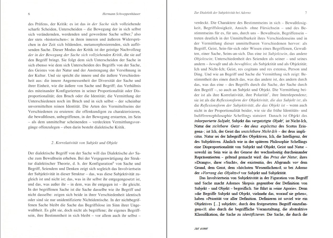 Blick ins Buch zu Zeitschrift für kritische Theorie / Zeitschrift für kritische Theorie, Heft 4 (1997)