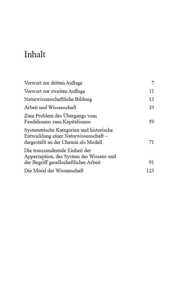 Blick ins Buch zu Zur gesellschaftlichen Funktion der Naturwissenschaften