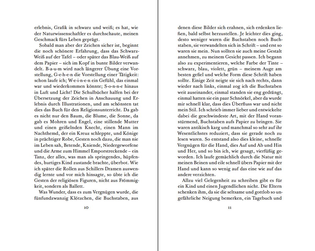 Blick ins Buch zu Zeit meines Lebens