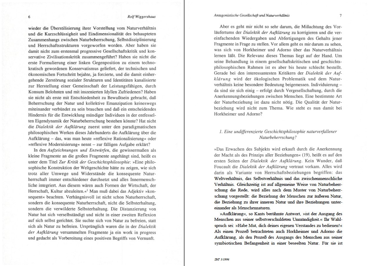 Blick ins Buch zu Zeitschrift für kritische Theorie / Zeitschrift für kritische Theorie, Heft 3 (1996)